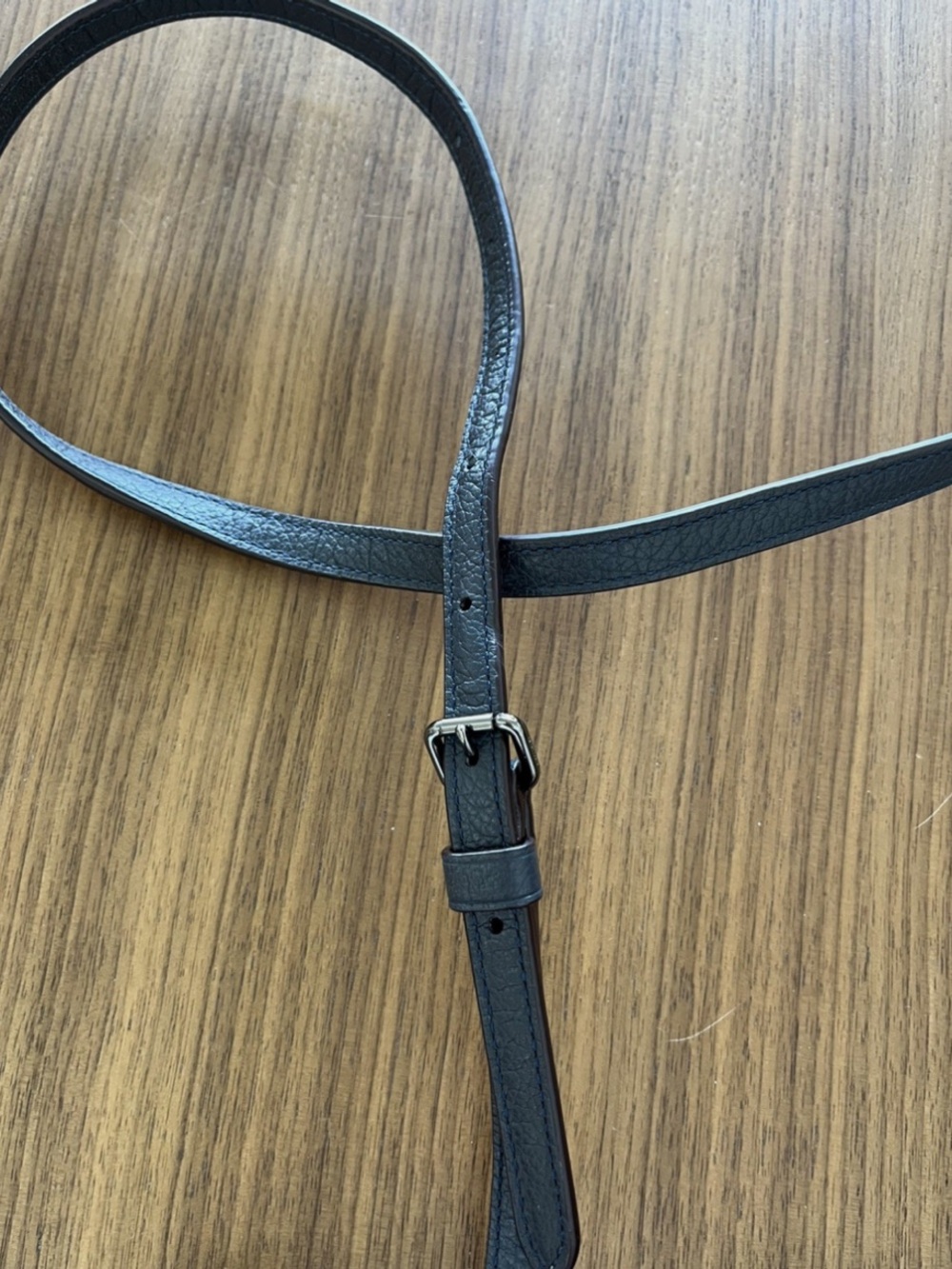 NWOT Coach Swagger Denim Crossbody Messenger Bag in Blue with Black Trim - Picture 6 of 8